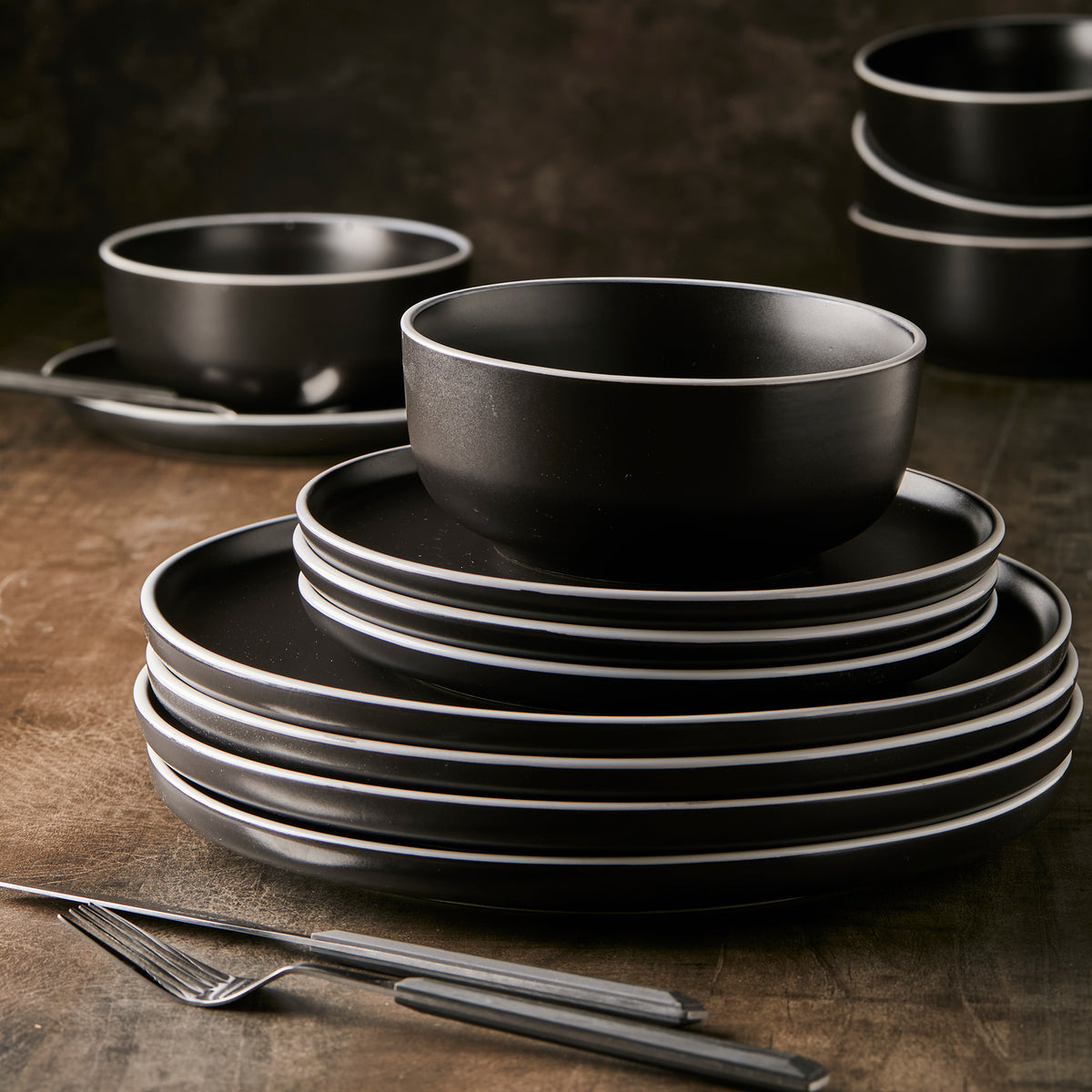 Vajillas Elegantes Vajillas Estilo Nordico Pulgadas De Porcelana